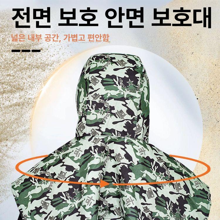 과수원 전면마스크 마스크 작업 양봉 전면커버 옥수수 장갑 방역 농사 고글 안면보호 방제 방습 방진 세트+20장 2장보호필름제공 - 상세 이미지 2
