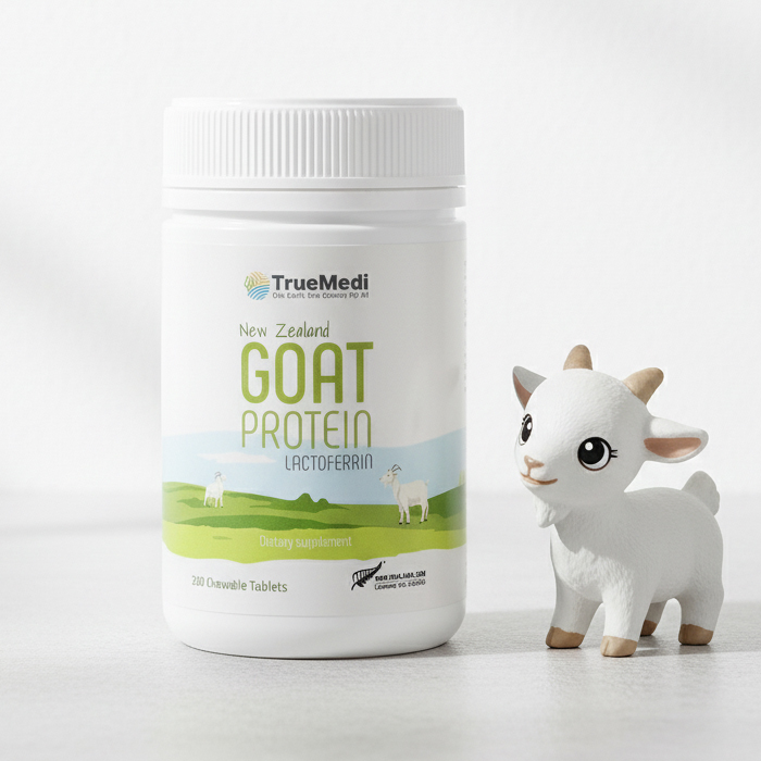 트루메디 뉴질랜드 산양유 산양 초유 츄어블 고트프로틴 300정, 1개 제품 이미지