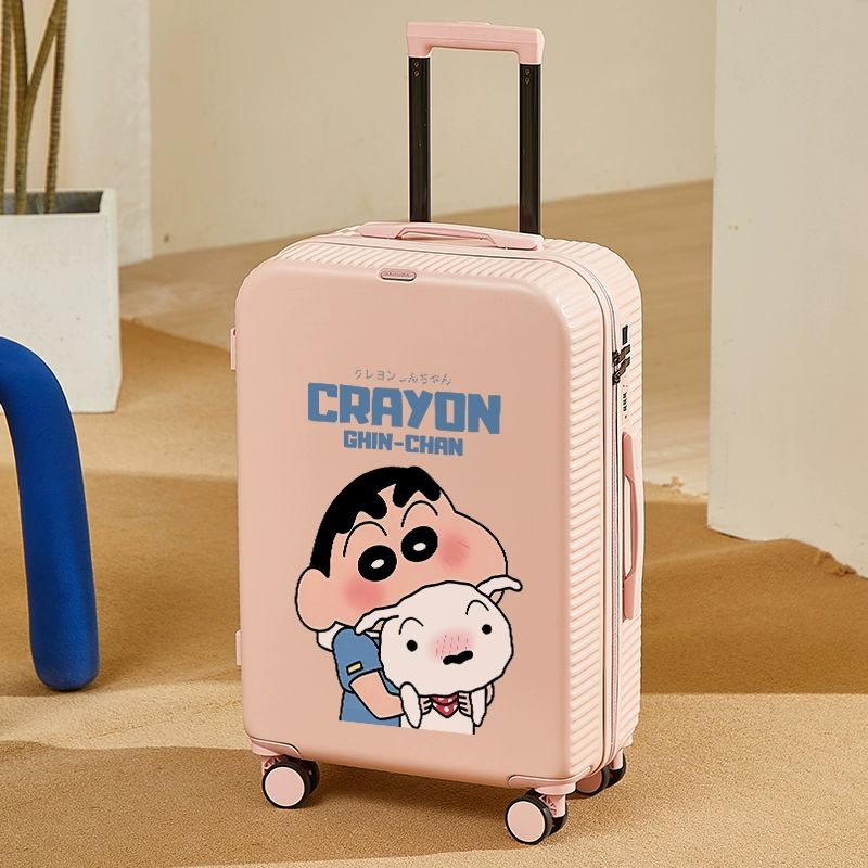 짱구 캐리어 크레용신짱 기내용 여행 가방 트롤리 케이스 비행기 공항 패션 귀여운 - 상세 이미지 3