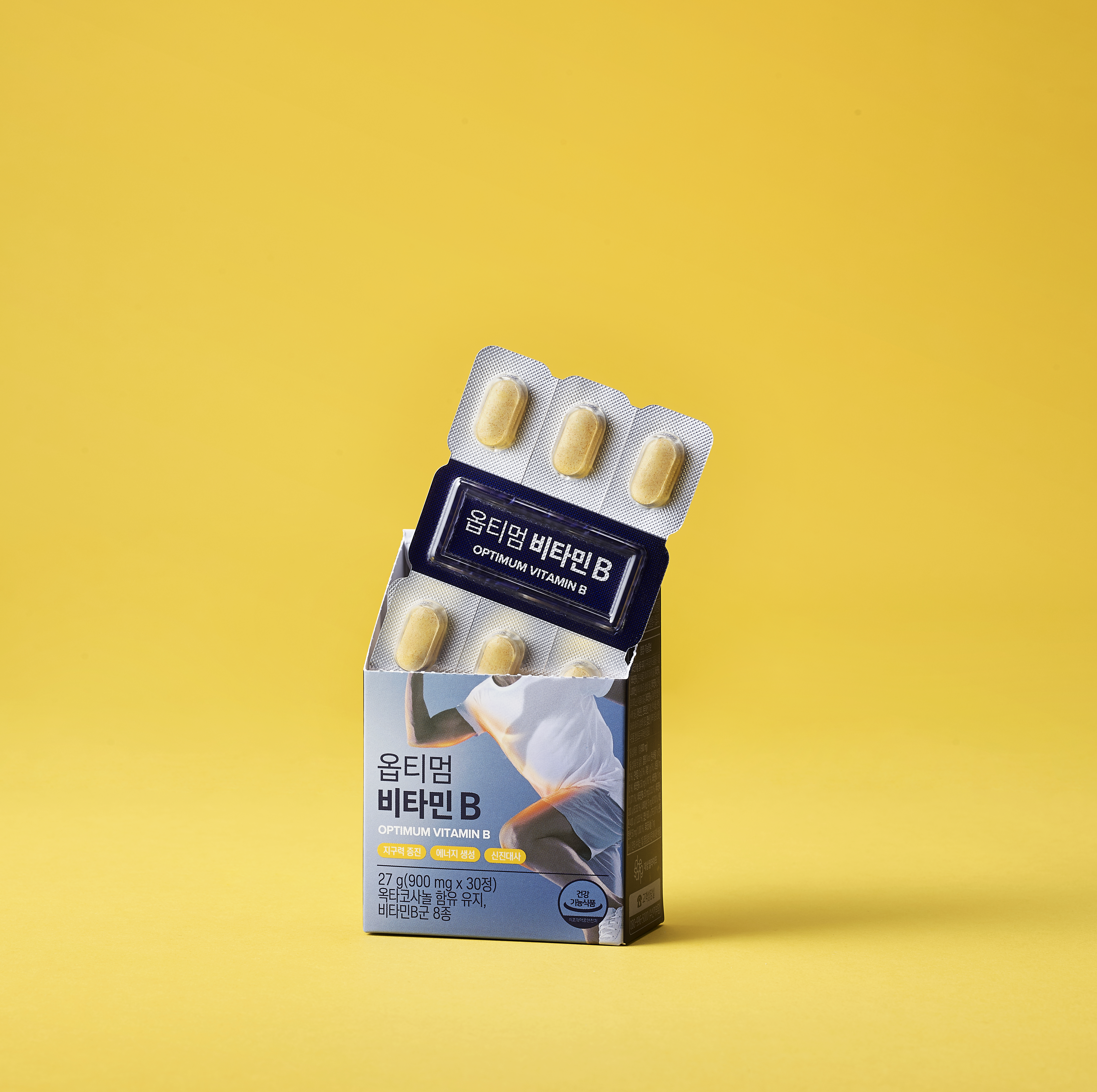 스포식스 옵티멈 비타민B 900mg 30정, 1개 - 상세 이미지 2