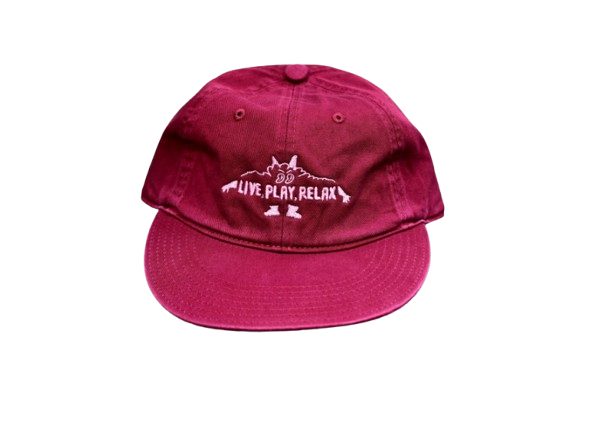 이푸 LPR 6panel cap 버건디 - 메인 이미지