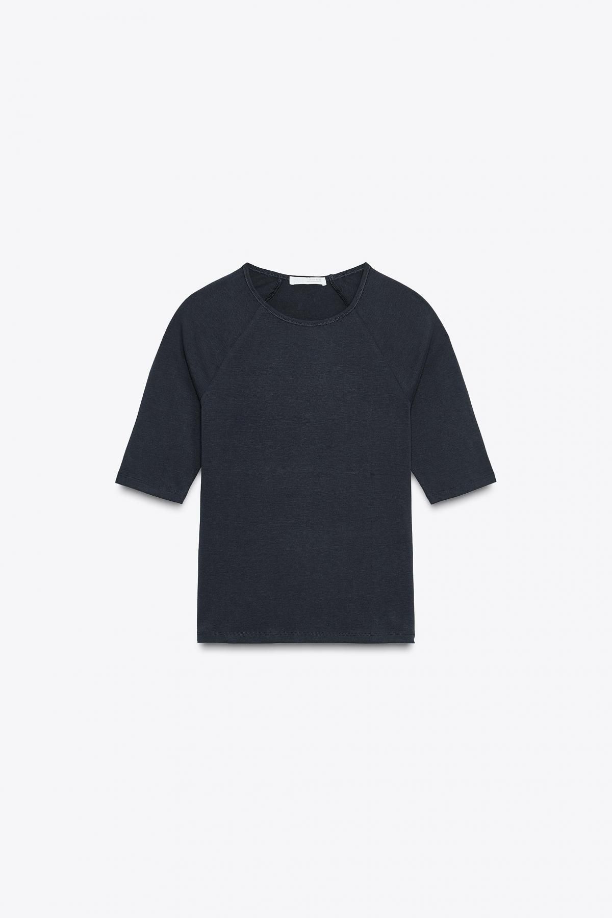 자라 소프트 베이직 라운드넥 반팔 티셔츠 4174/821 CHARCOAL GREY - 메인 이미지