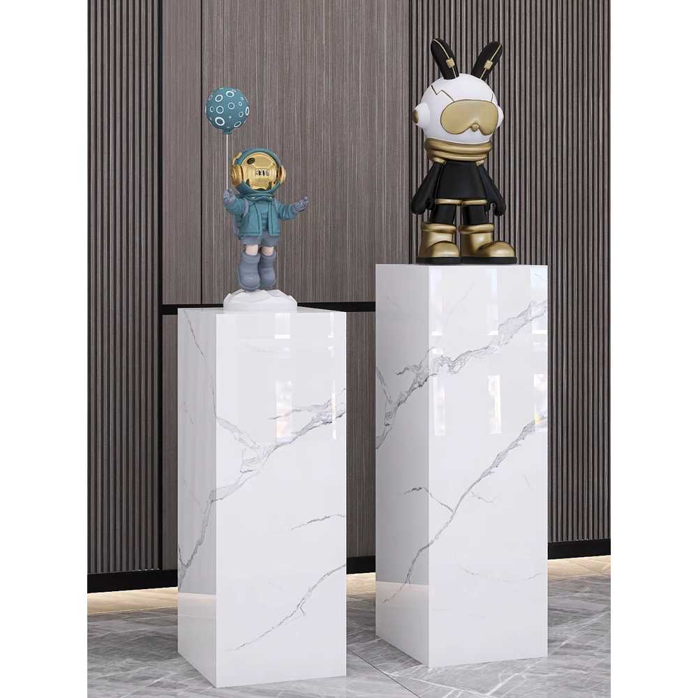 대리석 전시대 인테리어 소품 진열 선반 매장 베이스 A 30x30x90 - 상세 이미지 2