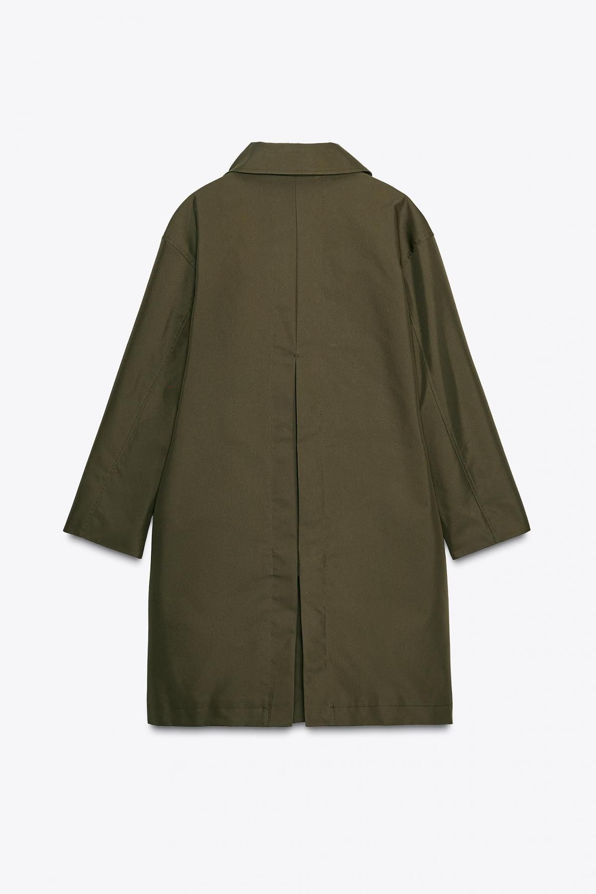 자라 발수 테크니컬 트렌치코트 7522/240 KHAKI - 상세 이미지 2