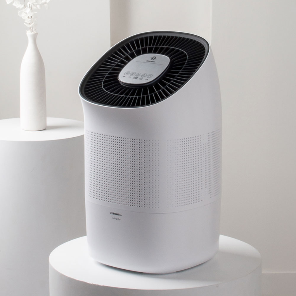 제로웰 IoT 자연기화식 가습기 공기청정기  동시작동 ZWAH-800WI 에어워셔 - 상품 이미지
