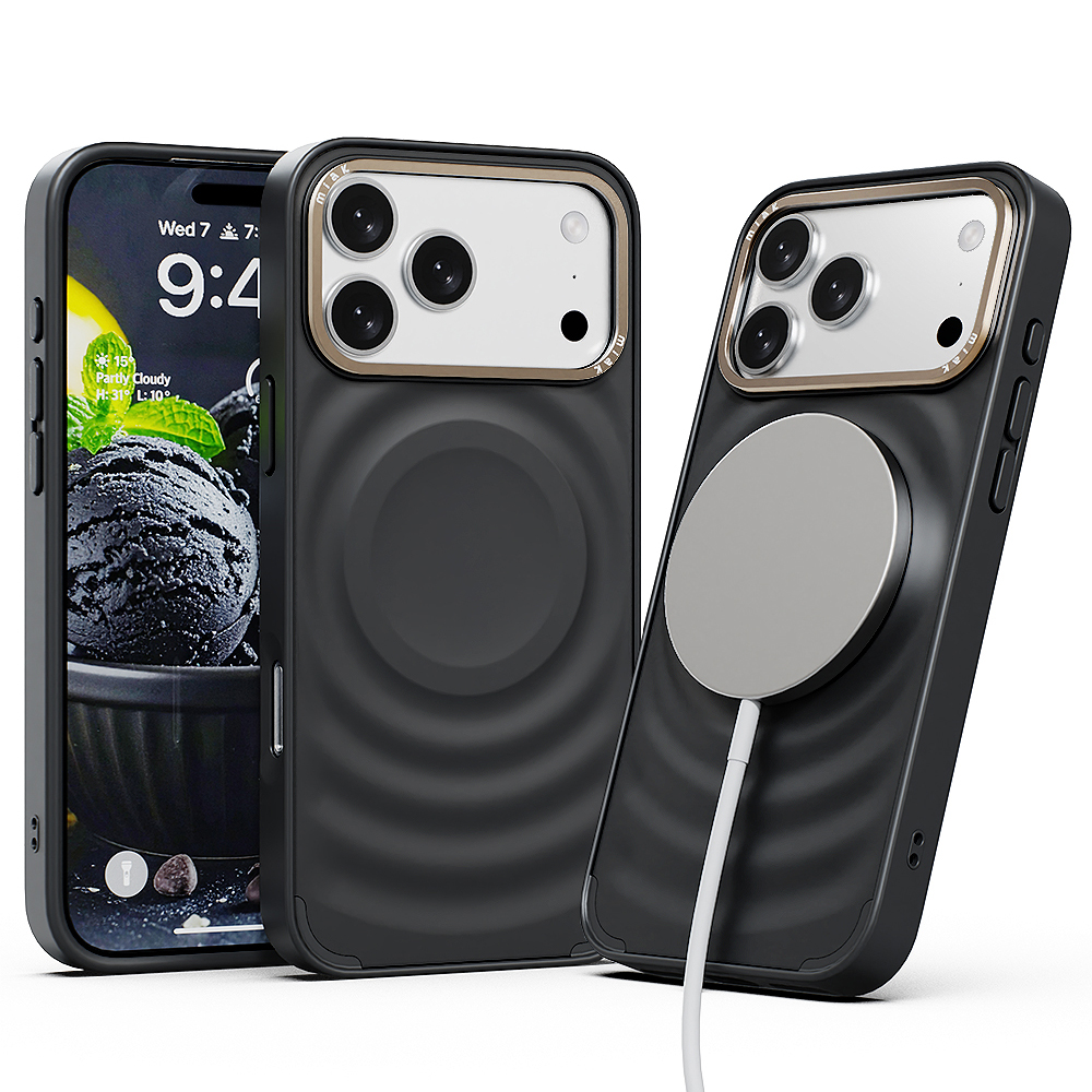 미아크 스쿱 맥세이프 케이스 블랙 소르베, 아이폰17 프로맥스