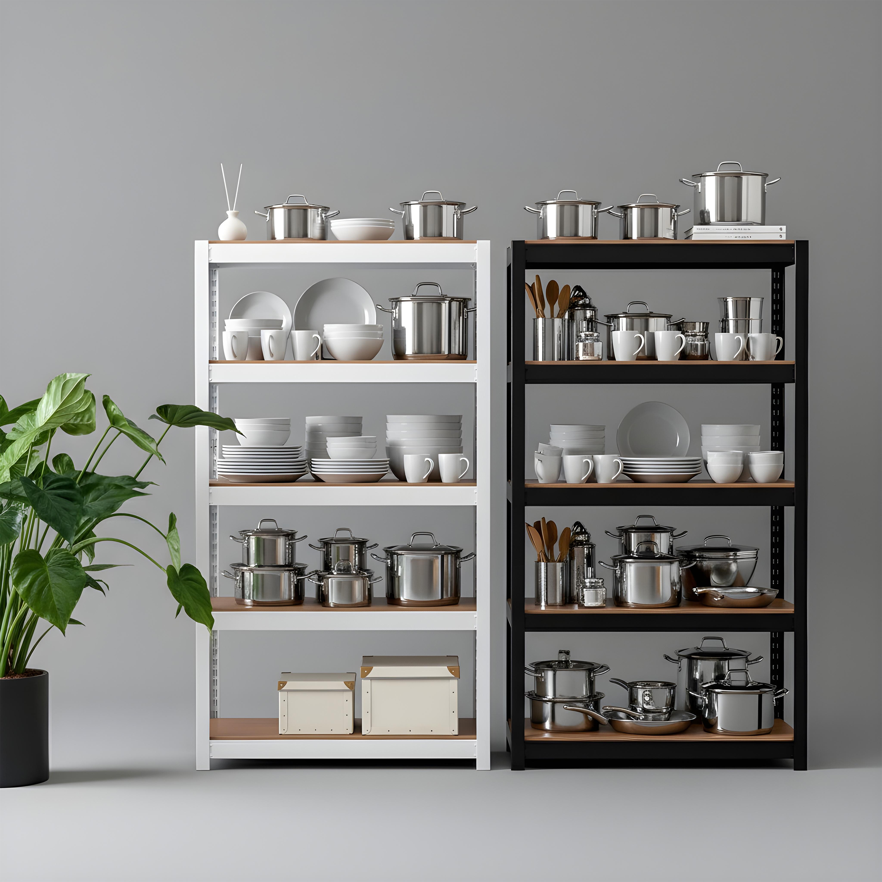 선반 수납선반 다용도실 조립 팬트리 무볼트 선반장 랙 315315750 5단