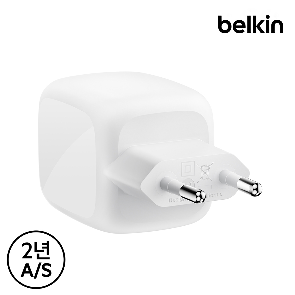 벨킨 67W 듀얼 C타입 GaN ZSP 초고속 충전기 WCH020 아이폰17 16 호환