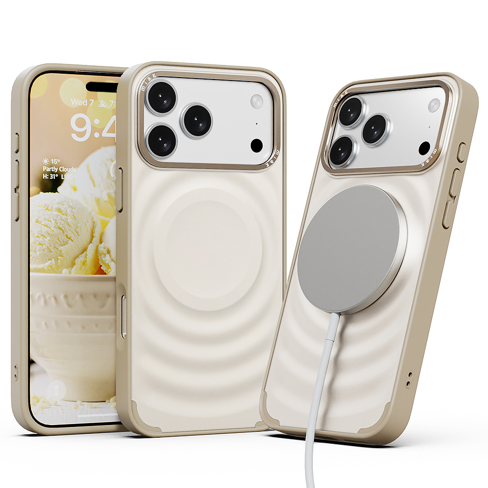 미아크 스쿱 맥세이프 케이스 바닐라 라떼, 아이폰17 프로