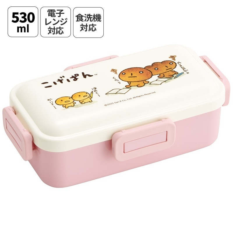 스케이터 코게빵 캐릭터 4면락 런치박스 도시락 530ml PFLB6 - 주방·식기 - 하카타몰