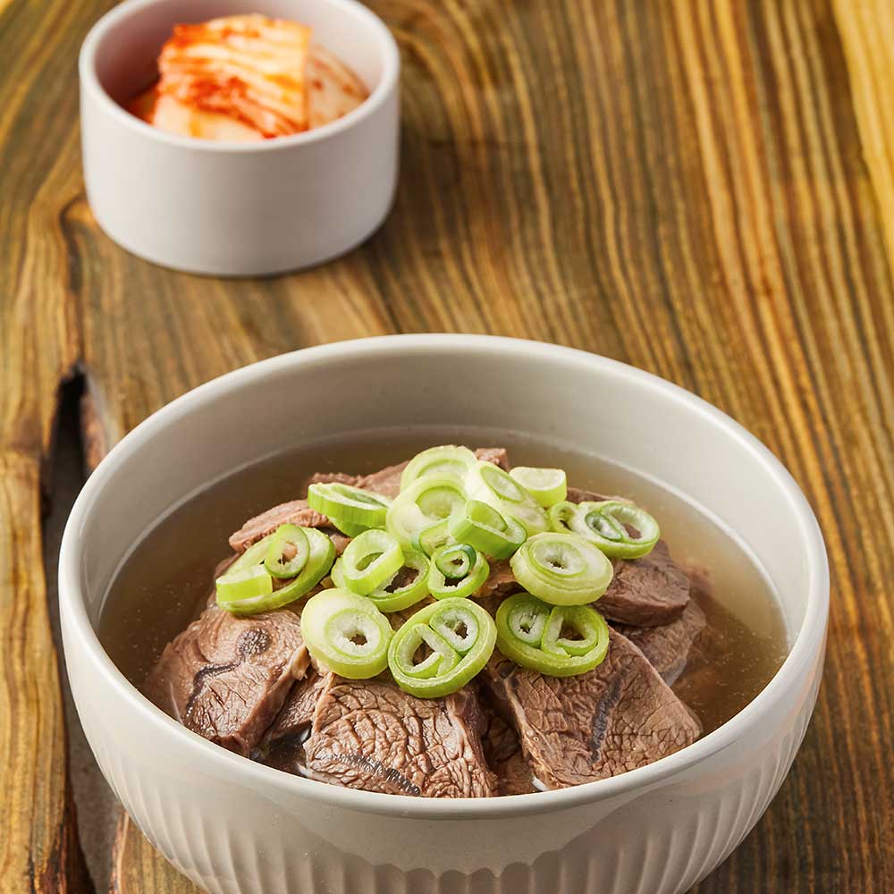 [더 저렴한-센터합배송]고기듬뿍 나주곰탕 520g/대파넣은 맑은국물 아이아침 캠핑요리 이미지 6