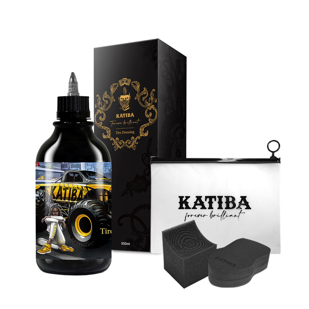 카티바 타이어 광택제 500ml 코팅 드레싱 보호제 + 어플리케이터 제품 이미지