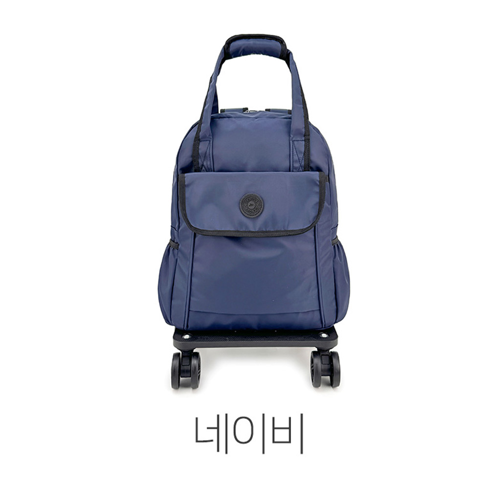 멀티 트래블 여행 백팩 바퀴 분리형 올인원 롤링 백팩 캐리어 장착 겸용 이동식 배낭 이미지 6