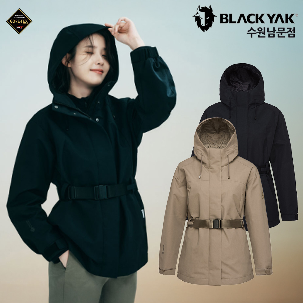 블랙야크 아이유 여성 가을 고어텍스 방수 바람막이 일상 등산 벨트 포함 트레블 WSP 자켓 - 메인 이미지