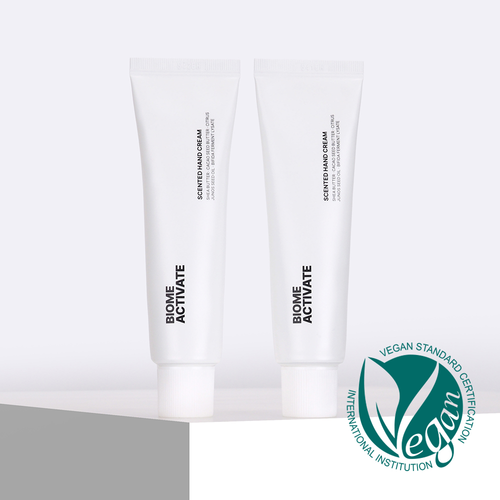 [바액] [2개] 센티드 비건 핸드크림 [50ml] 주름 미백기능성 시어버터 카카오씨드버터