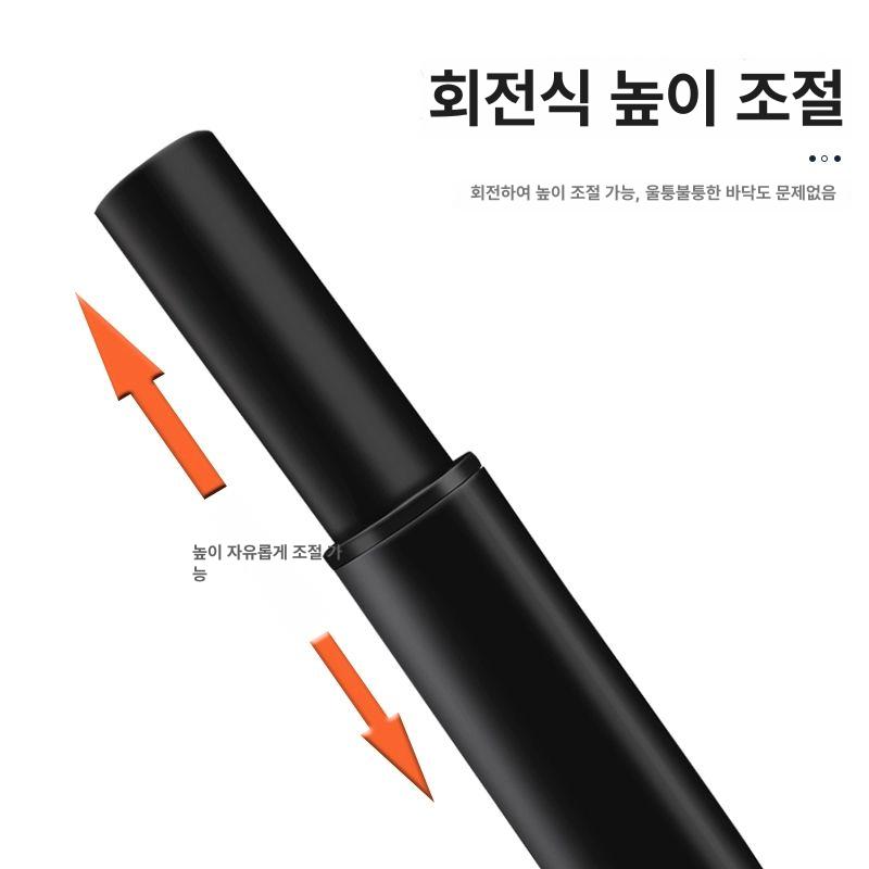 교체용 싱크대다리 소파다리 바퀴린 책상 바퀴 책상다리 테이블다리 가구다리 14cm-16cm 블랙 - 상세 이미지 3