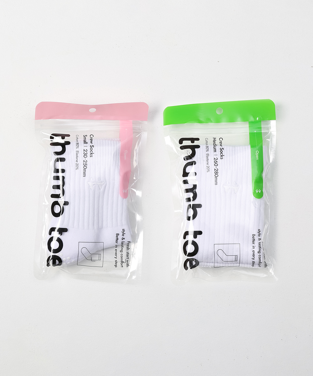 떰토 Crew Socks with Grip 스포츠 쿠션 크루삭스 무봉제 심리스 양말 - 상세 이미지 2