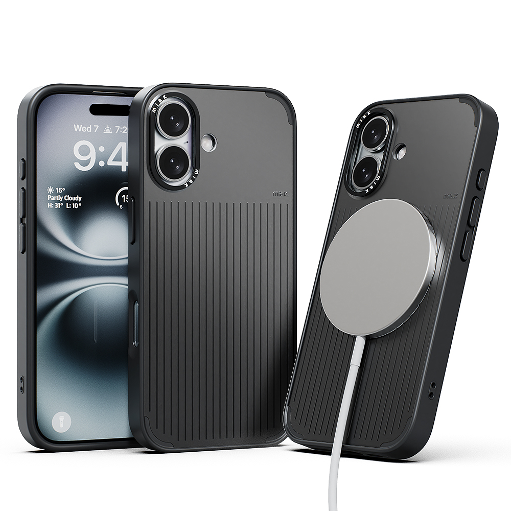 미아크 무드 맥세이프 케이스 블랙, 아이폰17