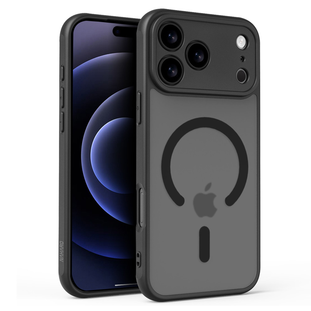 나하로 맥세이프 케이스 아머 하이브리드 블랙, 아이폰17 프로