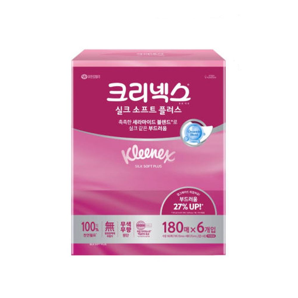 크리넥스 실크소프트 플러스 180매X6입