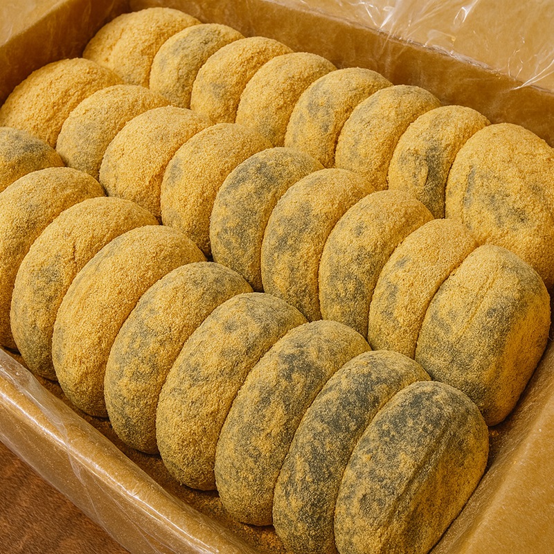 고소한 콩가루 쑥 찹쌀떡 쫀득한 오쟁이떡 60g 30알 1.8kg - 상세 이미지 3