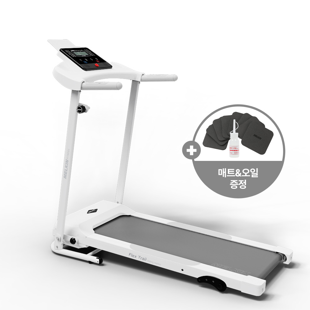 멜킨스포츠 플렉스 트레일 런닝머신 가정용 아파트 워킹패드 접이식 트레드밀 저소음 실내 블랙