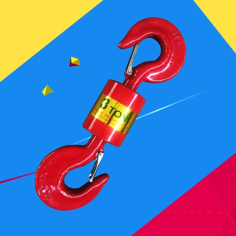 크레인 후크 3톤 리프팅 호이스트 슬링바 윈치 베어링 쿠사리 호이스트바 운반 갈고리 후크와 루프 8t - 상세 이미지 4
