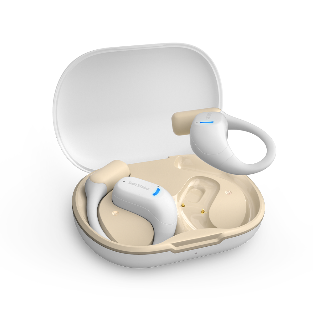 필립스 블루투스 무선 오픈형 이어폰 TAA6709 화이트