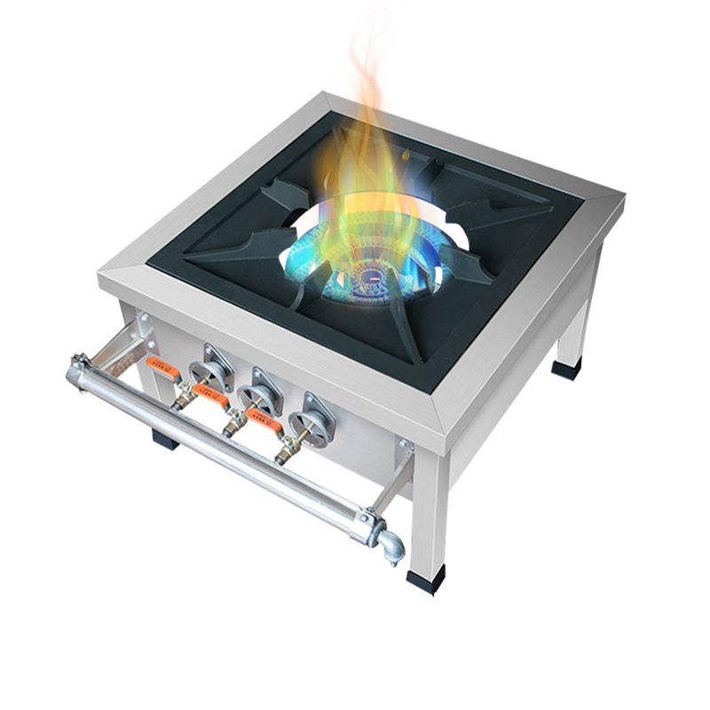 영업용 가스렌지 간텍기 낮은렌지 식당 고화력 스토브 4 1구 트리플 링 60x60cm