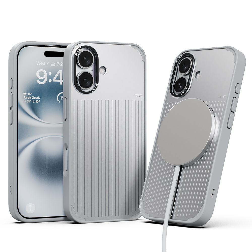 미아크 무드 맥세이프 케이스 실버, 아이폰17