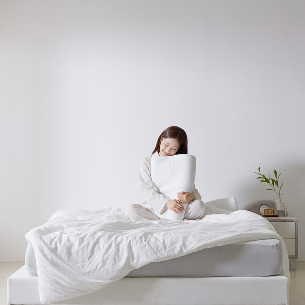 하우스터 베개 낮은 수면 편한 숙면 거북목 일자목 목디스크 옆으로자는 경추베개 소형