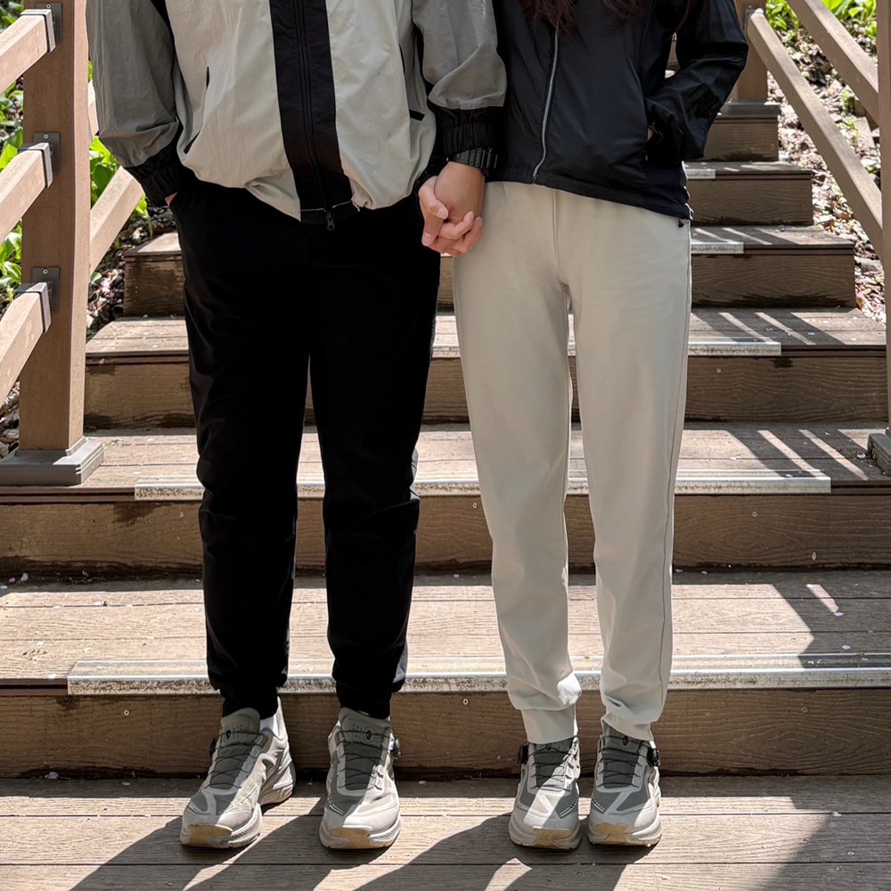 블랙몬스터핏 남자 쿨링 등산 작업복바지 아웃도어 기능성 스판 팬츠