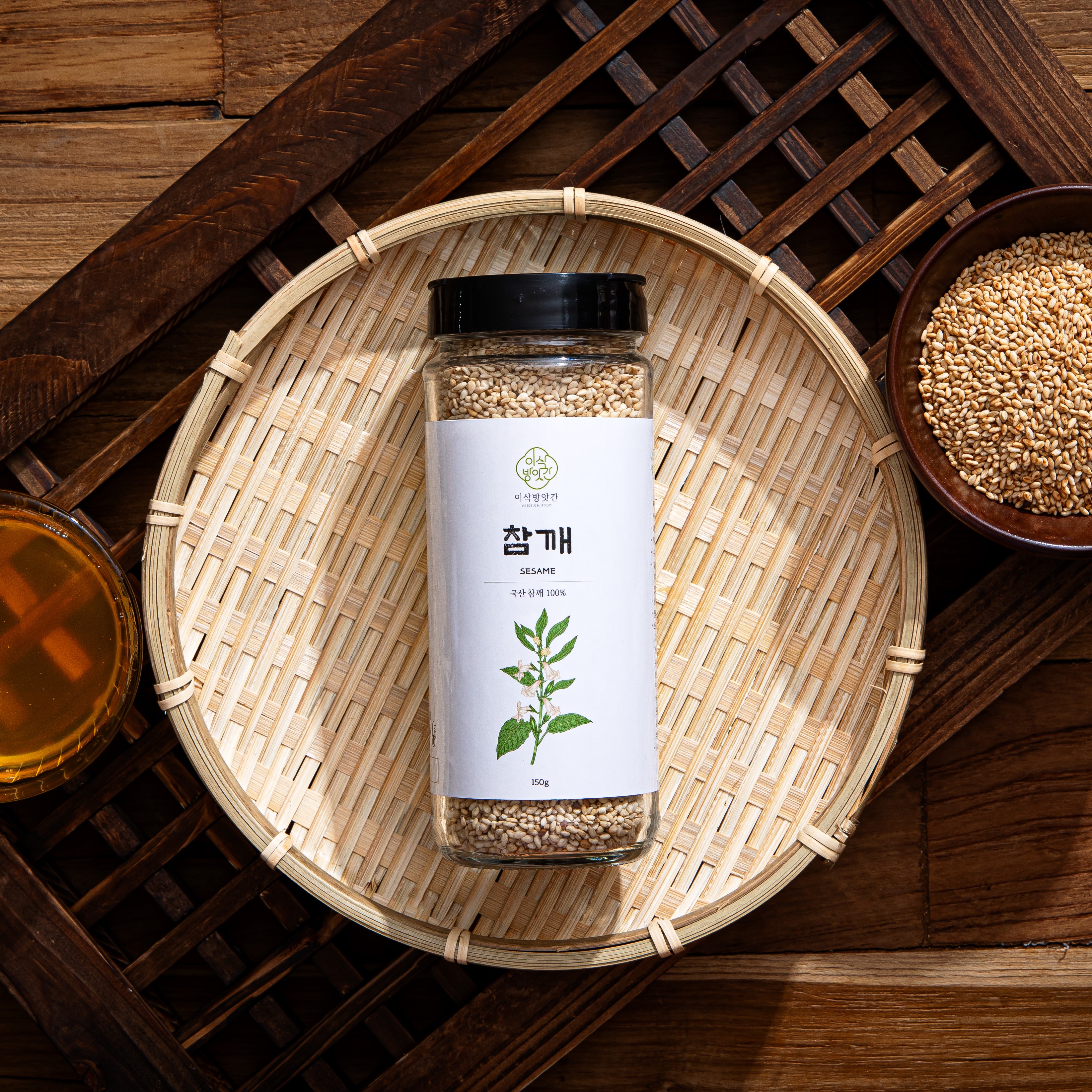 이삭방앗간 당일착유 국산 저온압착 참기름 180ml 선물세트