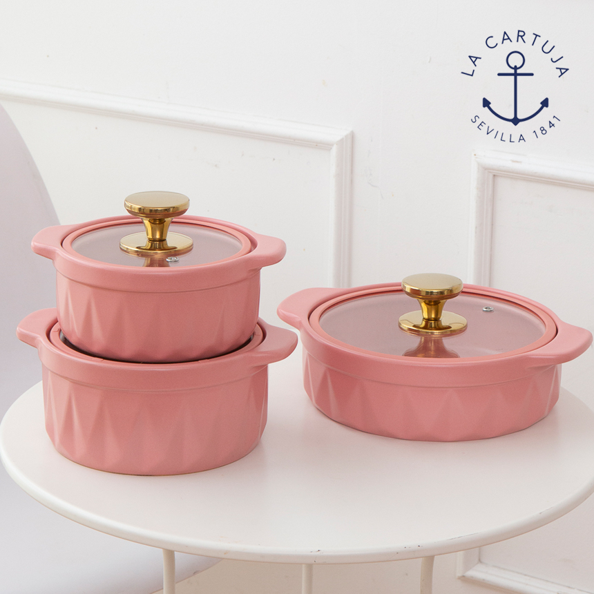 까르투하 퀀텀 세라믹 무균열 뚝배기 내열냄비 전골냄비 22cm, 레드 - 상세 이미지 3