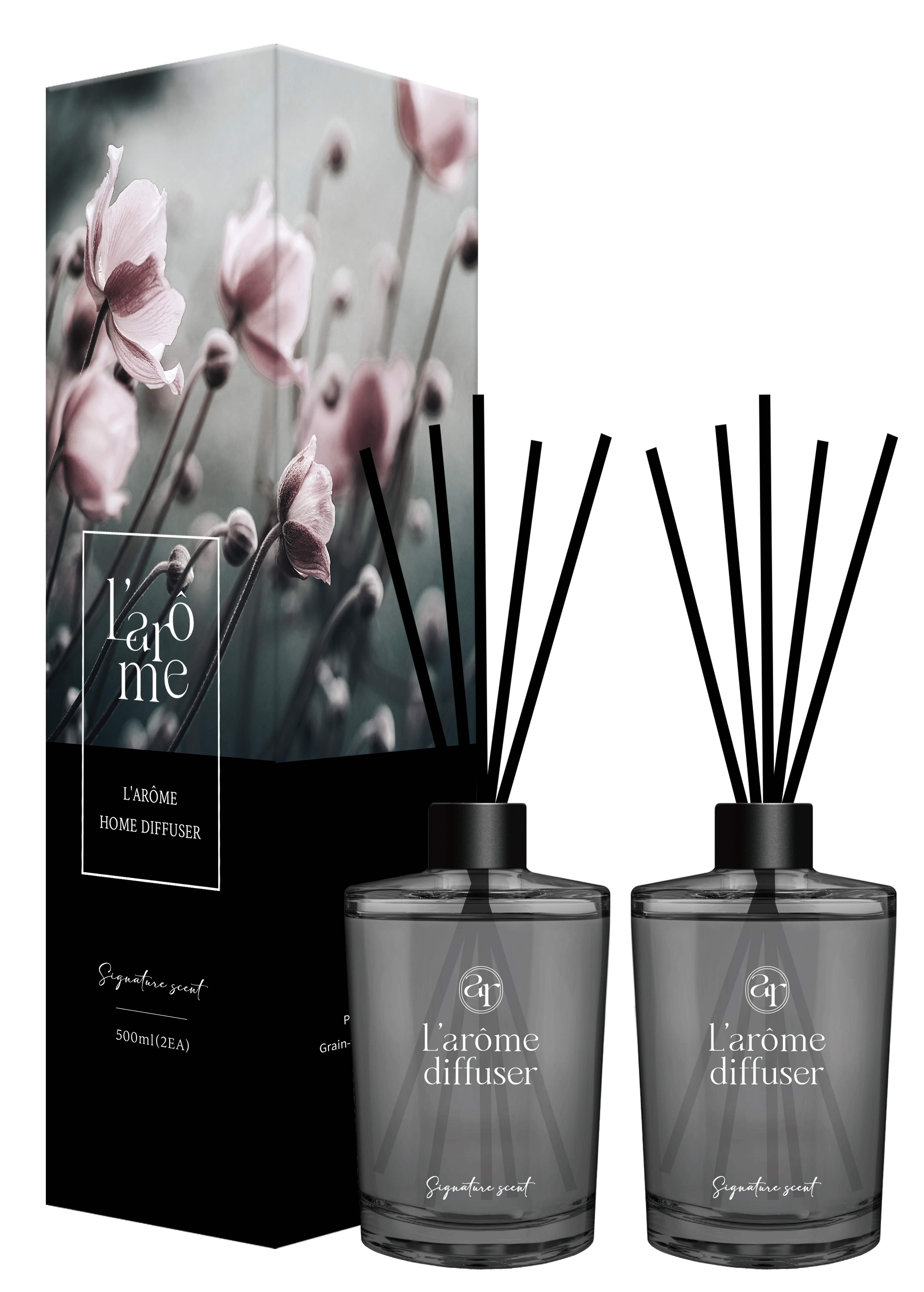 라홈 실내용 디퓨저 일랑일랑, 510ml, 2개 - 상품 이미지