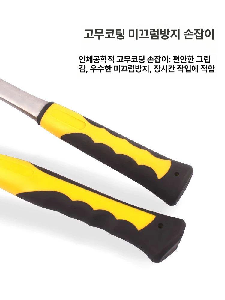 중함마 오함마 암망치 탐사 쇠망치 뾰족한 해머 철거 손망치 슬레지 일체형 장도리 경량 소형 뾰족 지질망치 파손시교환 - 상세 이미지 5