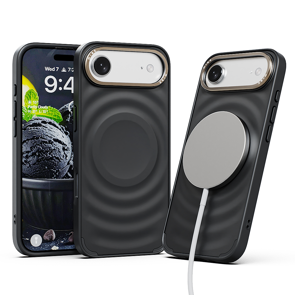 미아크 스쿱 맥세이프 케이스 블랙 소르베, 아이폰 에어