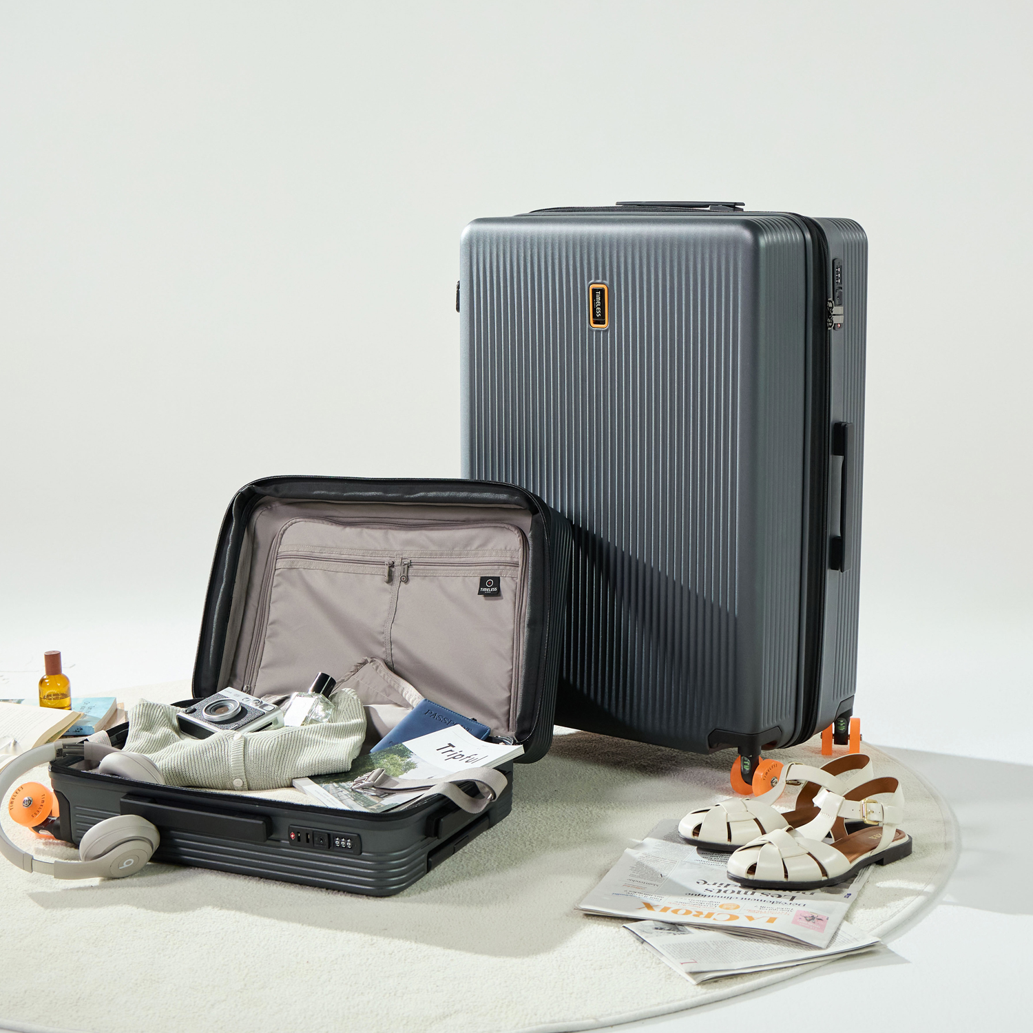 타임리스 퓨어릭 워시캐리어 68cm(24인치) 75cm(28인치) 안감분리 바퀴탈부착 세척가능한 여행가방