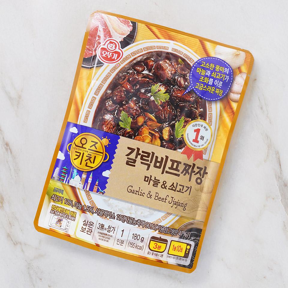 메가마트 오뚜기 오즈키친 갈릭비프짜장 180g - 상세 이미지 2
