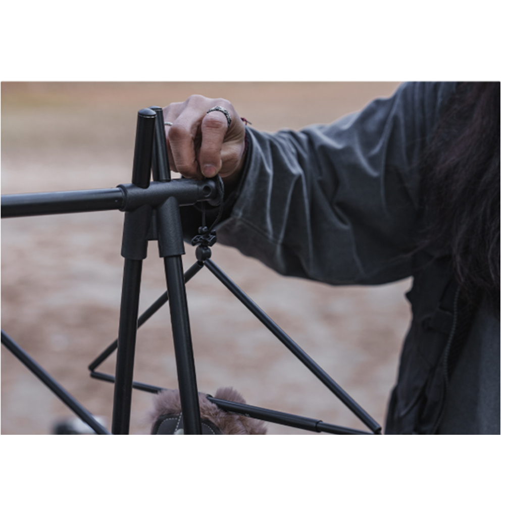 몬테라 옷걸이 휴대용 접이식 캠핑 옷걸이 2P