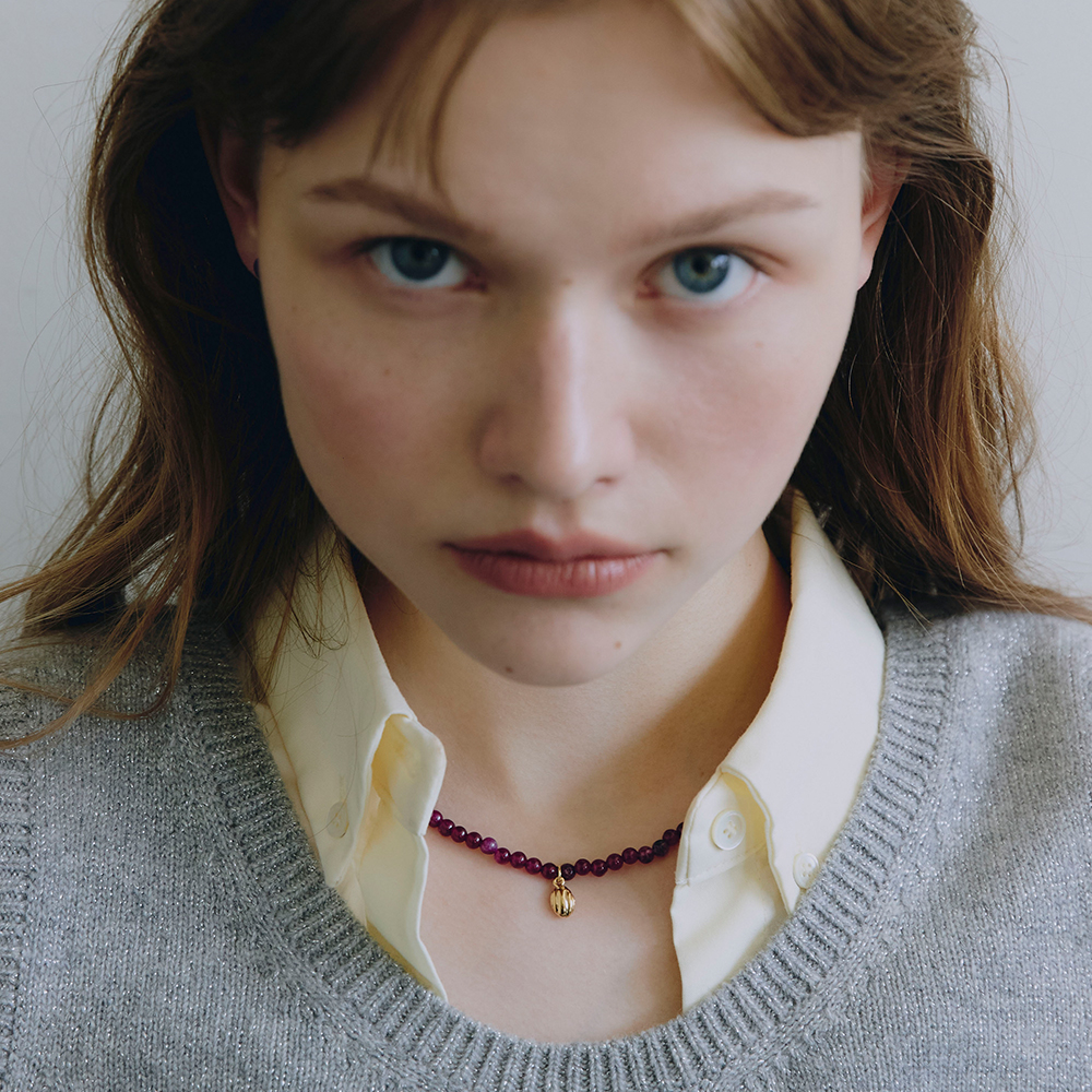 [빈티지헐리우드]Cozy Grape Necklace_VH2579NE002M - 상세 이미지 5