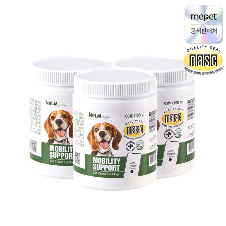 (+N포인트) 미펫 낼름 츄 서포트 관절건강, 60정, 3개