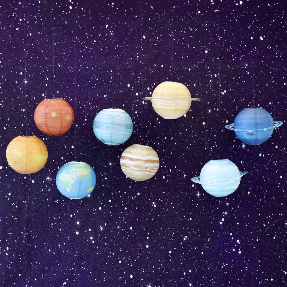 [미소쌤] 우주 행성 모빌 세트 지구 파티 환경구성 데코 소품 환경판 교실꾸미기 어린이집