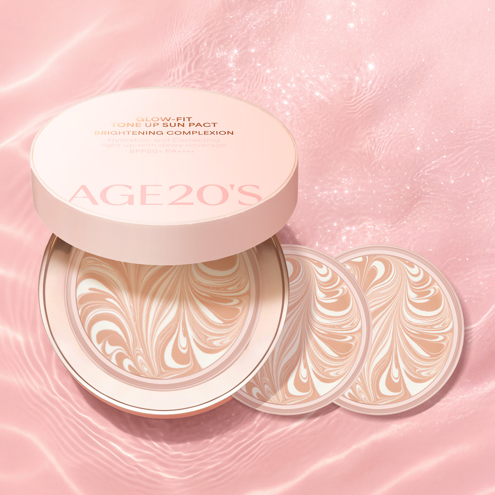 에이지투웨니스 글로우핏 톤업 선팩트 12.5g SPF50+ PA++++ (본품+리필 2개) 파데프리 선쿠션 선크림 톤업크림 톤업쿠션