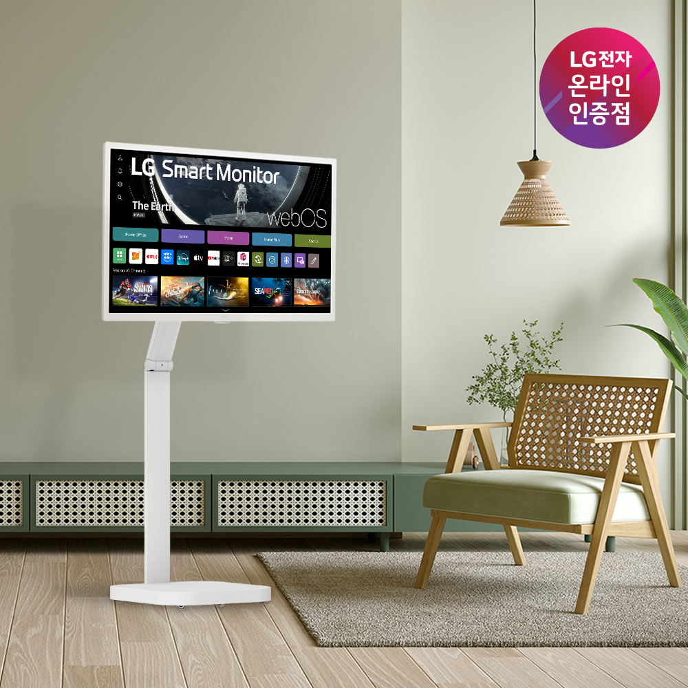 혜택가 47만 LG 32SR50F 스마트모니터 스윙 STA32F 80cm(32인치) IPS TV FHD - 메인 이미지