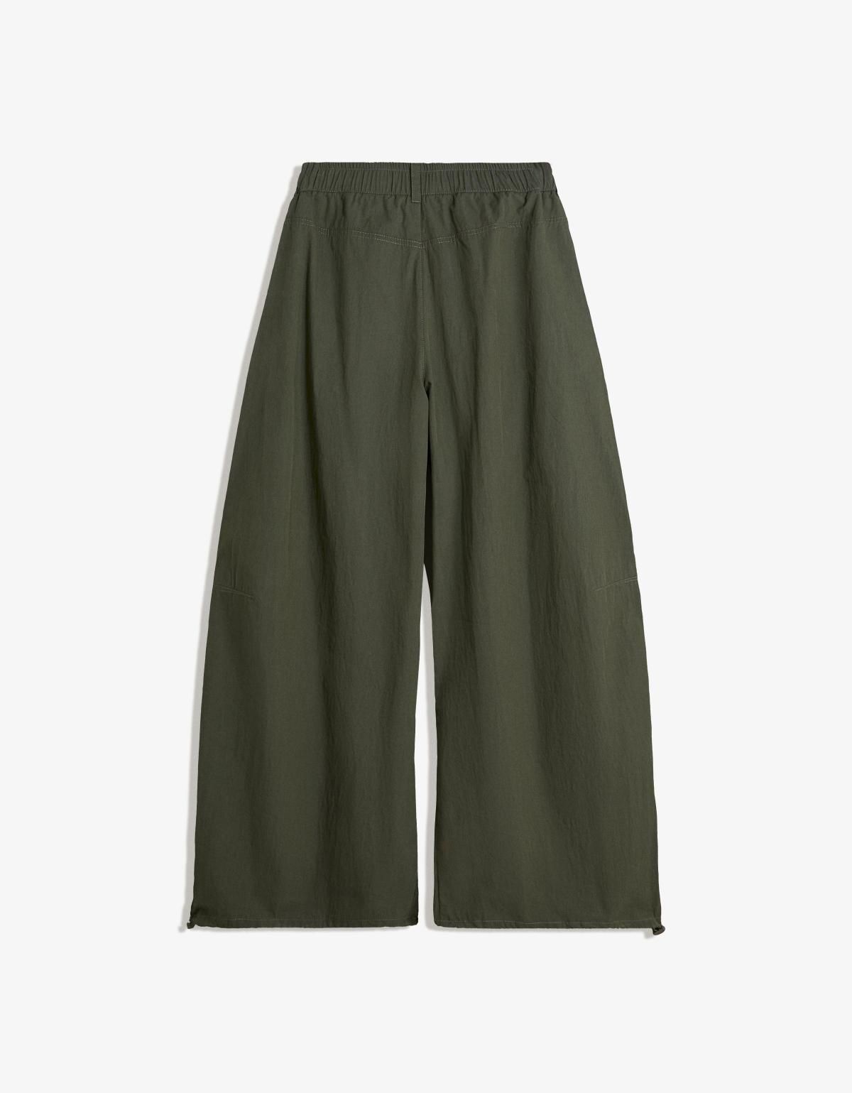 버쉬카 테크니컬 벌룬 패러슈트 와이드 팬츠 5106/741 GREEN - 상세 이미지 2