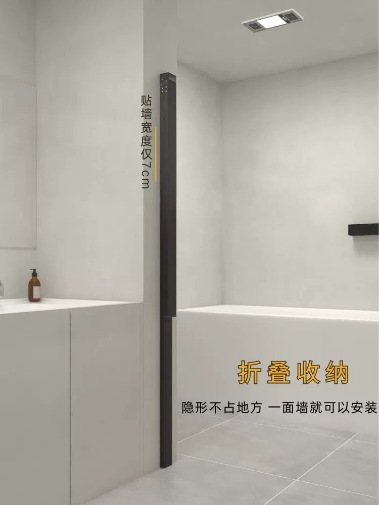 샤워실 화장실 샷시 칸막이 파티션 물튐방지 물막이 브러시드실버프레임+깨끗한화이트커튼 맞춤 샘플 고객센터에문의 - 상세 이미지 3