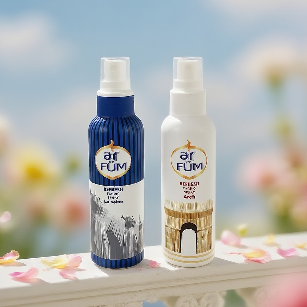NEW(섬유향수 2개) 아로퓸 메모아르 드 프랑스 드레스 퍼퓸 150ml+150ml(아치+라 세느) - 상세 이미지 2