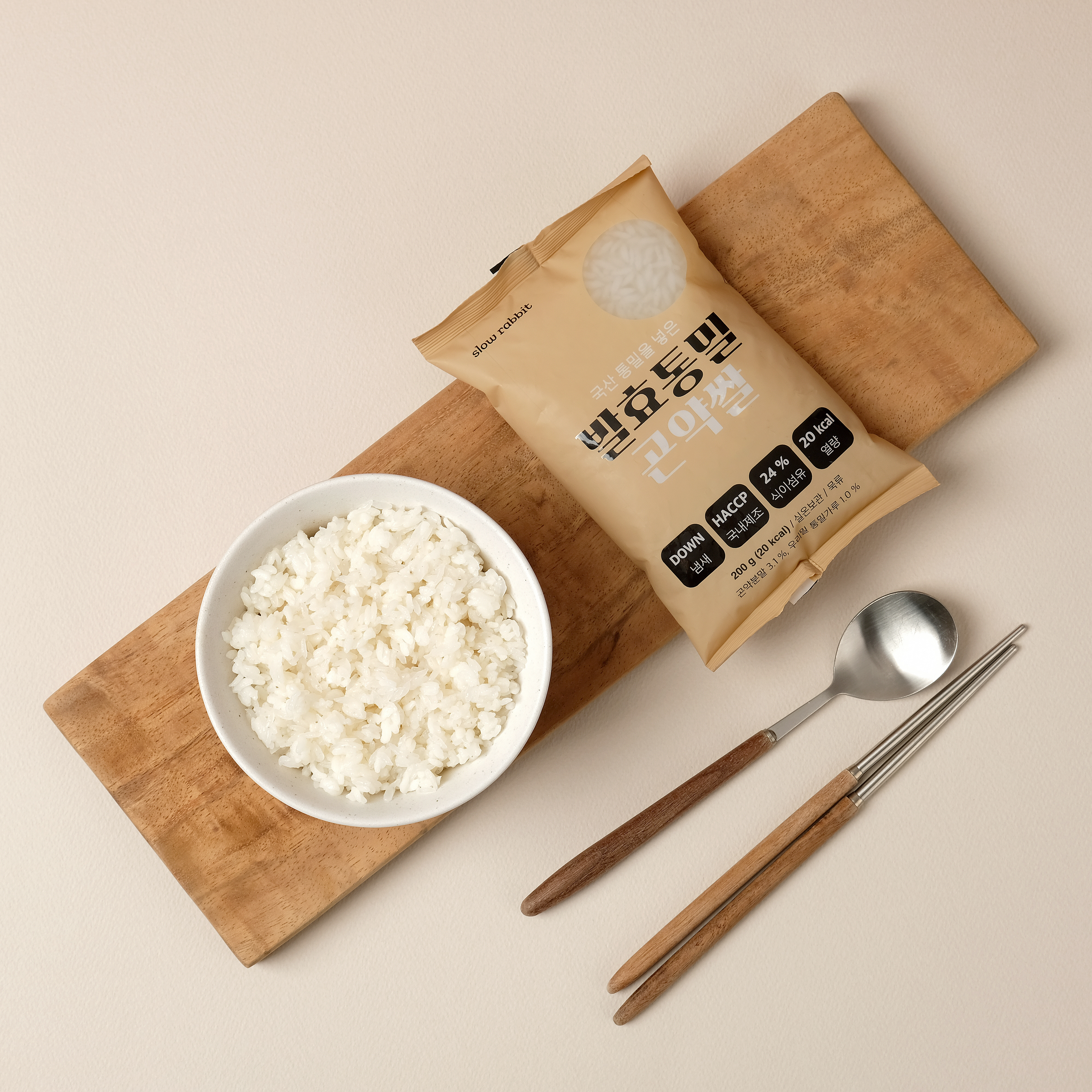 슬로우래빗 발효통밀 곤약쌀 200g, 30개 - 상세 이미지 4