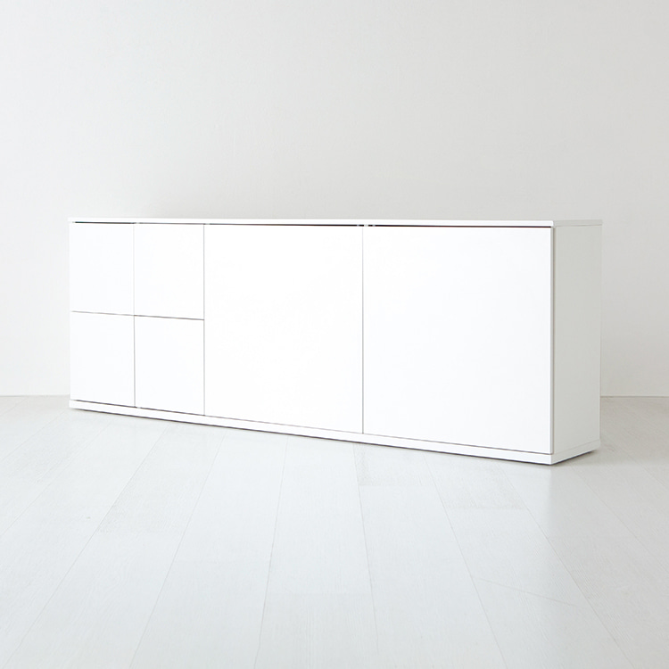 피크 수납장 6칸 가로형 1798x310x650mm, 6단, 라이트브라운 8933.6952 - 상세 이미지 2